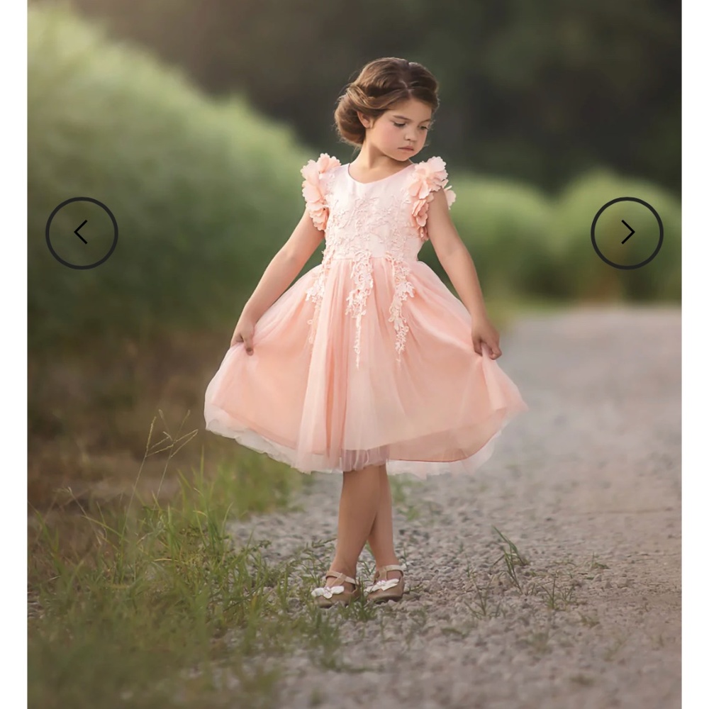 Trish Scully Bianca Peachy Pink Size 6